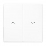 Клавиша 2-ая для жалюзийного выключателя/кнопок Jung LS Белый