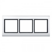 Рамка 3-ая IP44 Aquadesign Merten Полярно-белый