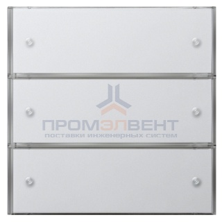 Сенсорный выключатель 3 Komfort, 3-клавишный Gira KNX/EIB F100 Белый глянцевый