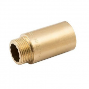 Удлинитель резьбовой ELSEN METALIT EBF13 - 3/4", длина 60 мм (НР/ВР, латунь без покрытия)