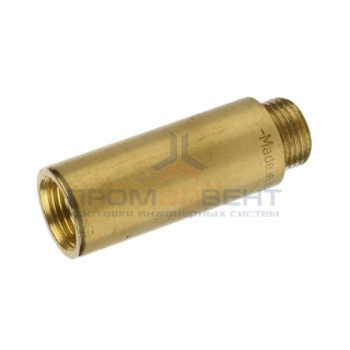 Удлинитель резьбовой STOUT - 1/2" длина 25 мм (ВР/НР, латунь без покрытия)