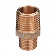 Ниппель редукционный Viega 3245 - 3/4" x 1/2" (резьбовой, бронза без покрытия)
