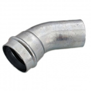 Отвод 45° Conex Banninger PC 5040 - 28 (оцинкованная сталь)