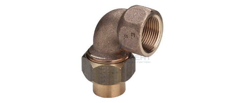 Отвод 90° разъемный Viega R4 94096G - 15 x 1/2