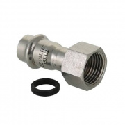 Переход на накидную гайку VALTEC VTi.908 - 22 x 1/2" (прессовой, для труб из нержавеющей стали)