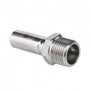 Переход на наружную резьбу VALTEC VTi.906 - 18 x 3/4" (безраструбный, для труб из нерж. стали)