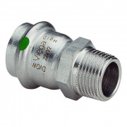 Переход на наружную резьбу Viega Sanpress Inox 2311 - 18 x 1/2" (нержавеющая сталь)