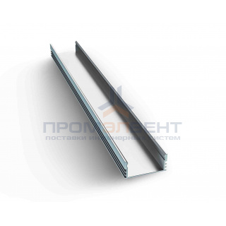 08-10-01 Профиль алюминиевый прямой глубокий для светодиодной ленты, 2м. (3013)