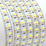 00-102 Светодиодная лента, 12В, 16,6Вт/м, smd2835, 100д/м, IP20, 1500Лм/м, Резка/1 Диод, ширина подложки 10мм, 5м, холодный белый