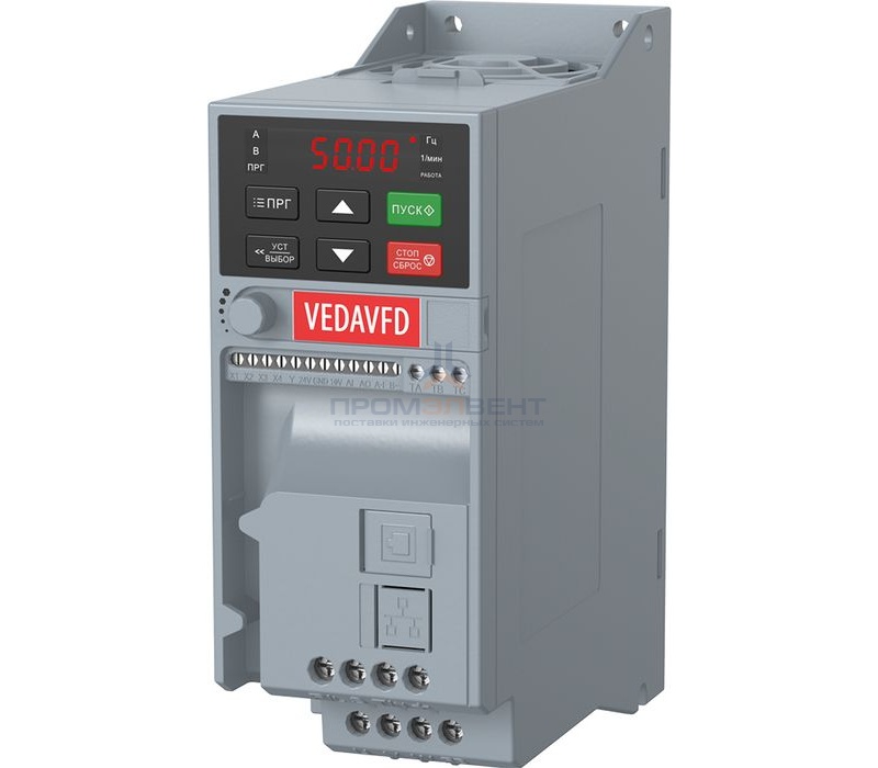 Частотный преобразователь VEDA Drive VF-51 0,75 кВт (220В,1 фаза) ABA00002