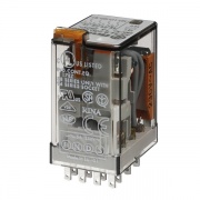 Миниатюрное реле Finder 4 контакта 7A AC (50/60Гц) 230В AgNi
